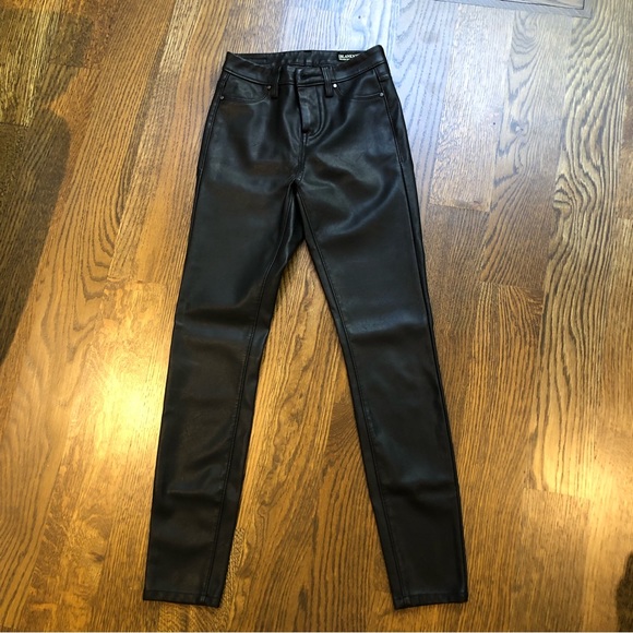 Blank NYC faux leather mid rise skinny pants. Size 24. - Picture 3 of 10